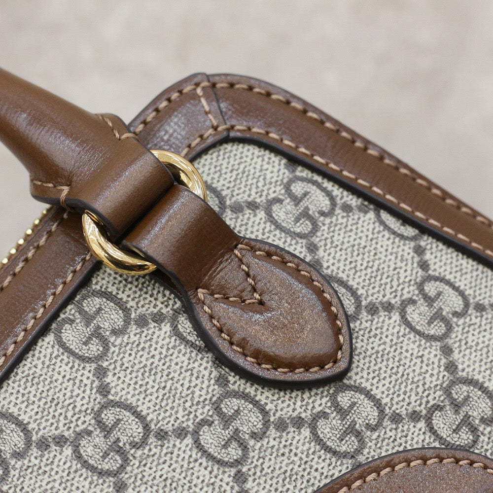 GG HORSEBIT 1955 MINI TOP HANDLE BAG
