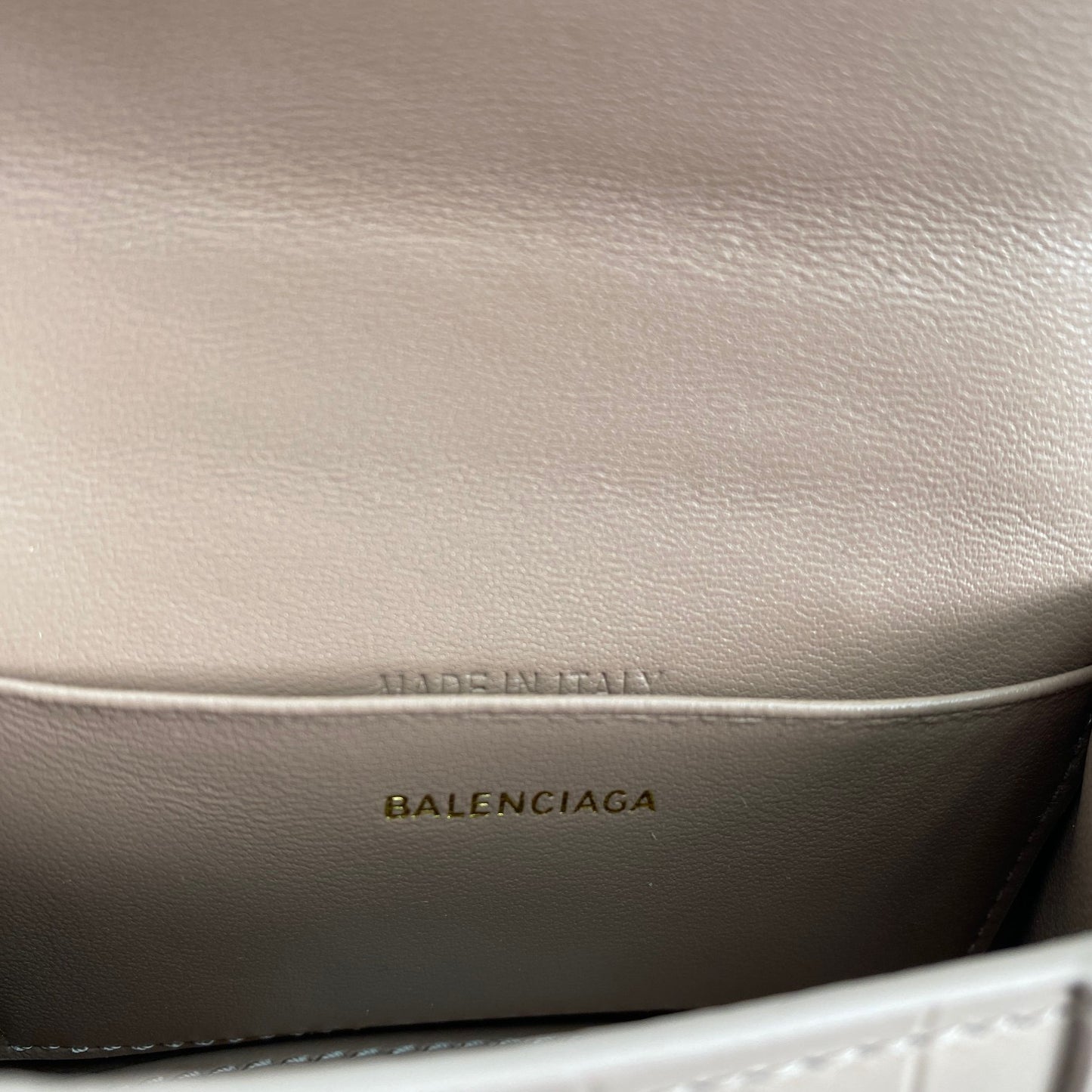 BAL HOURGLASS MINI TOTE BAG
