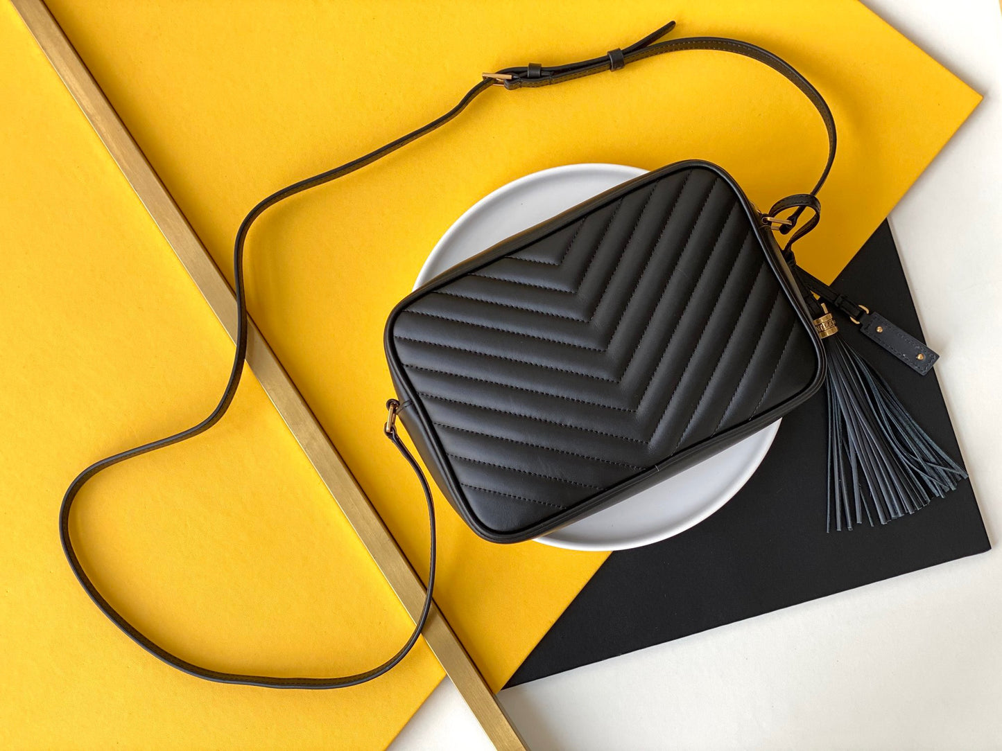 SL LOU CAMERA BAG IN QUILTED LEATHER