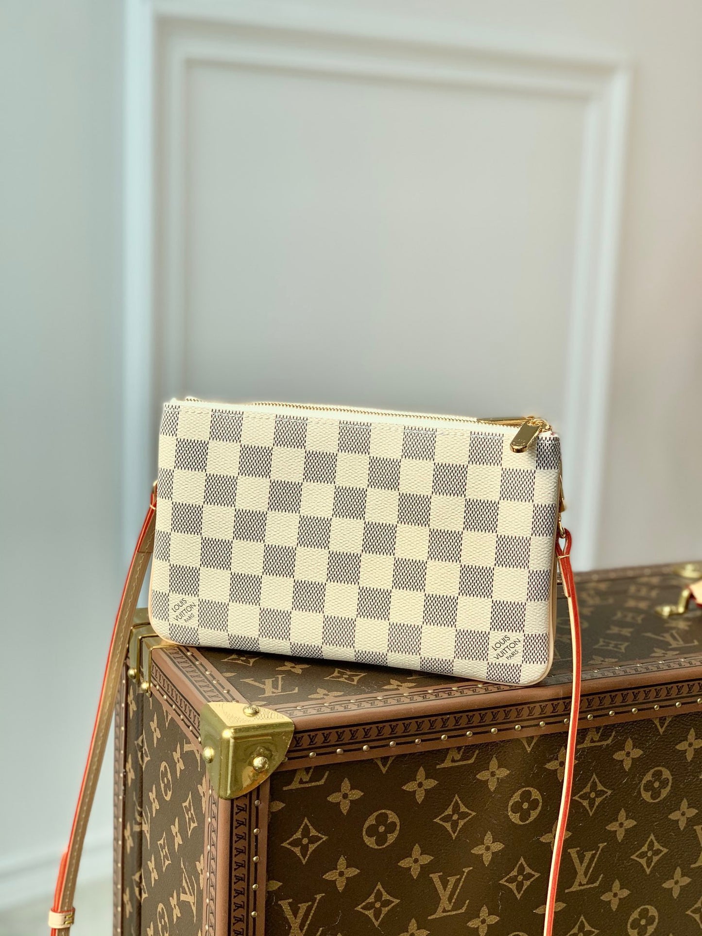 LOU DOUBLE ZIP POCHETTE