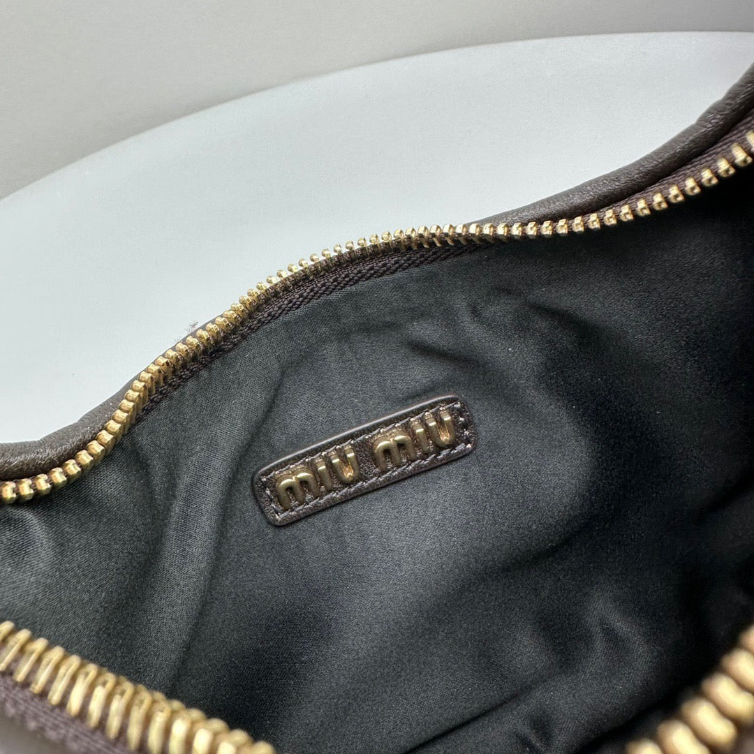 MIU M WANDER MINI HOBO BAG