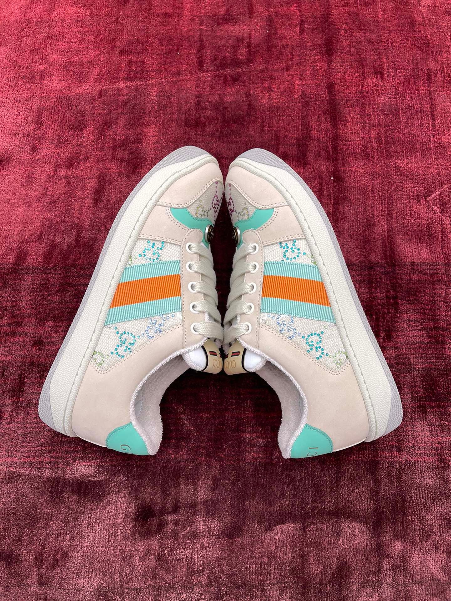 GG SCREENER LEATHER SNEAKERS
