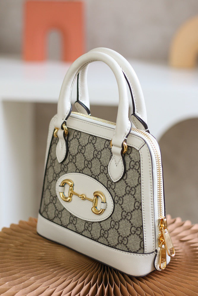 GG HORSEBIT 1955 MINI TOP HANDLE BAG