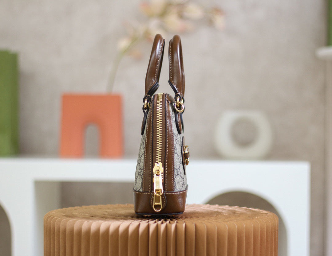GG HORSEBIT 1955 MINI TOP HANDLE BAG