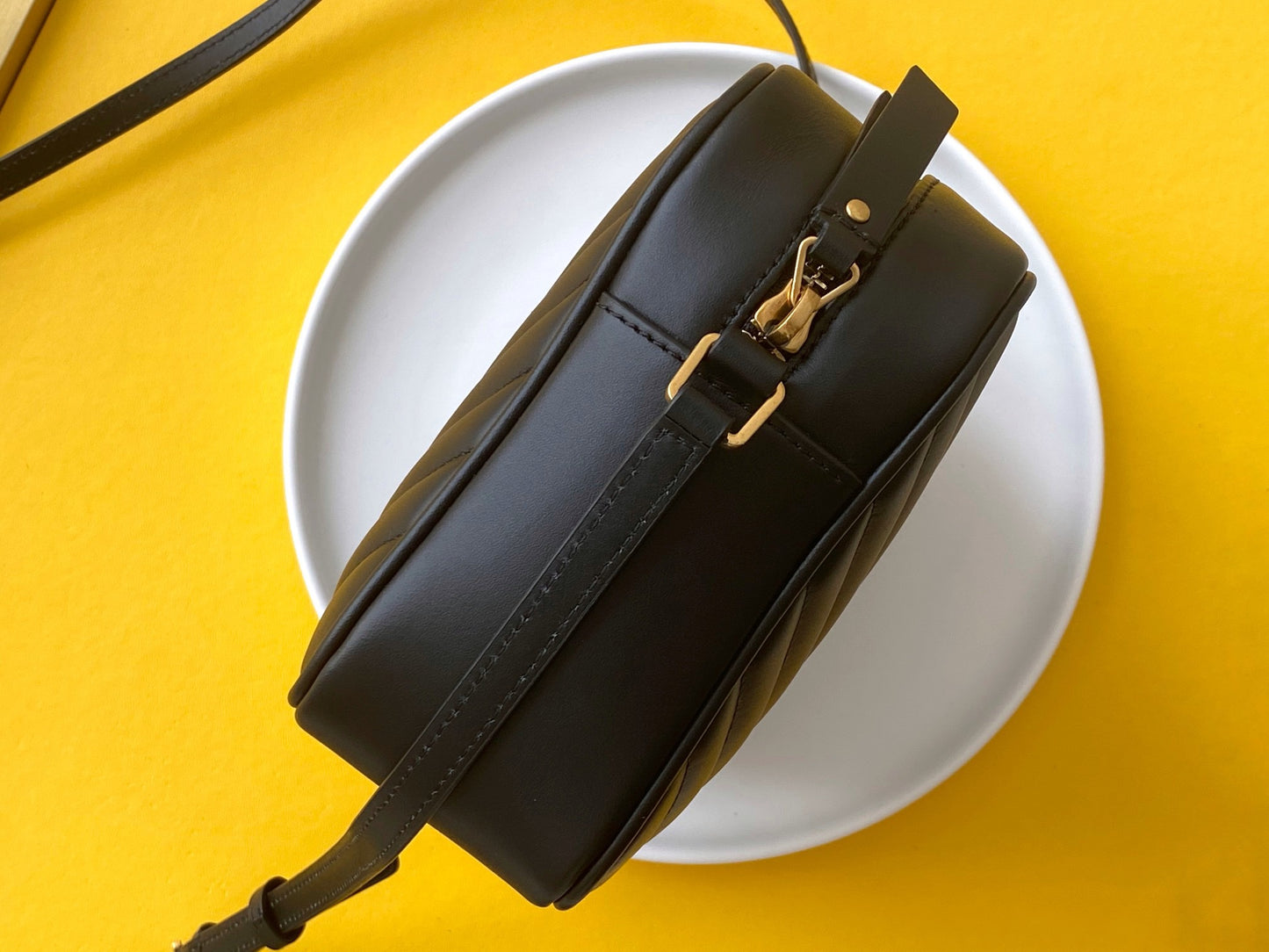 SL LOU CAMERA BAG IN QUILTED LEATHER