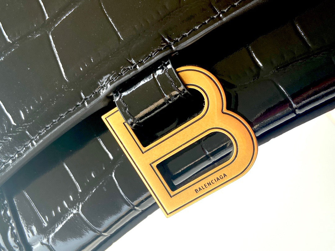 BAL HOURGLASS TOP HANDLE BAG
