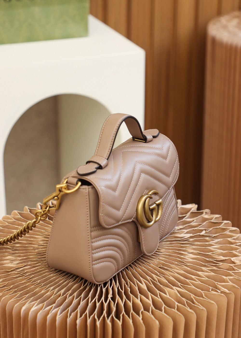 GG MARMONT MINI TOP HANDLE BAG