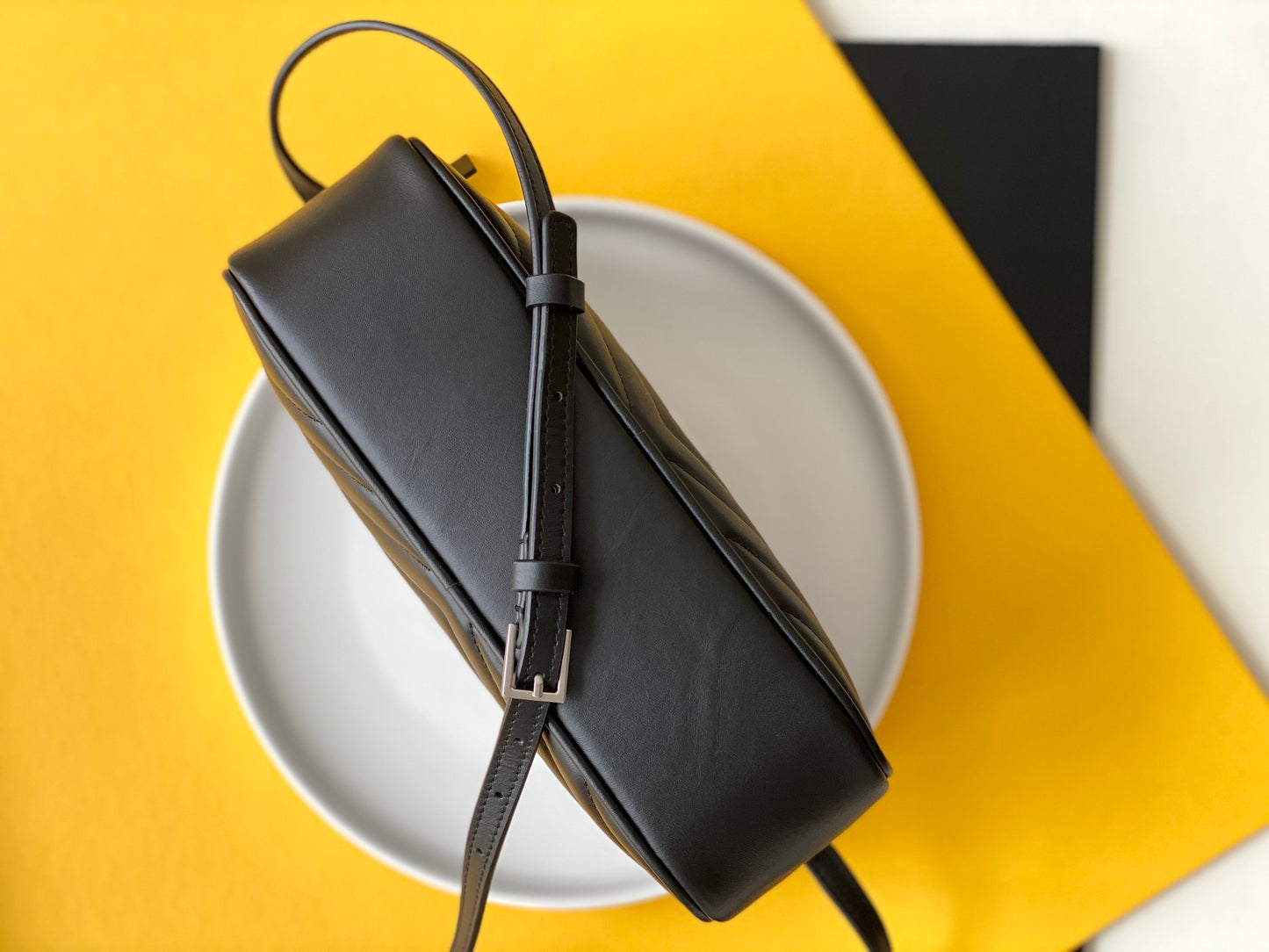 SL LOU CAMERA BAG IN QUILTED LEATHER