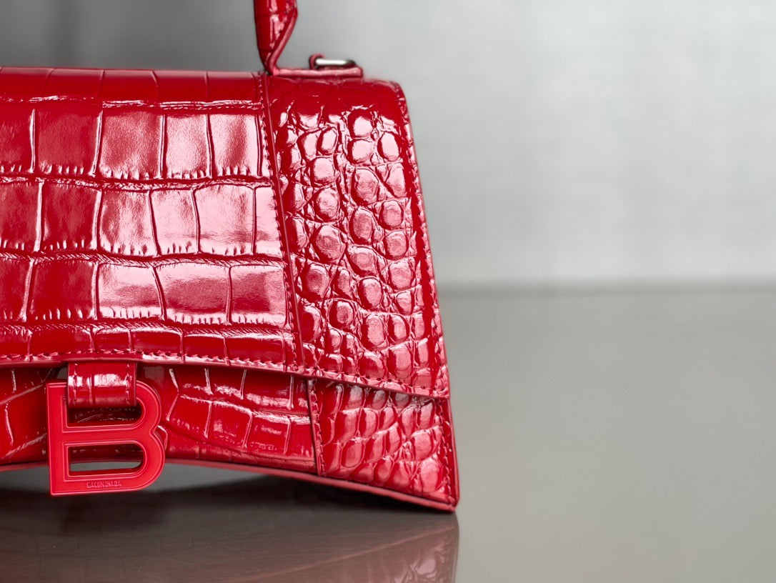 BAL HOURGLASS TOP HANDLE BAG