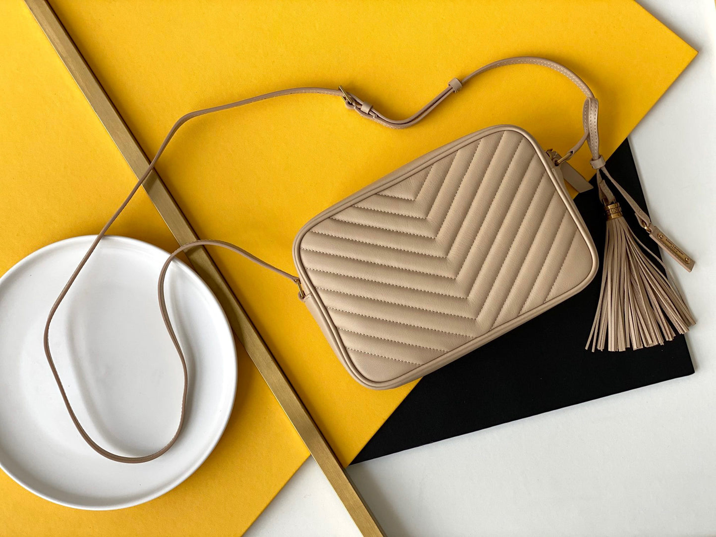 SL LOU CAMERA BAG IN QUILTED LEATHER
