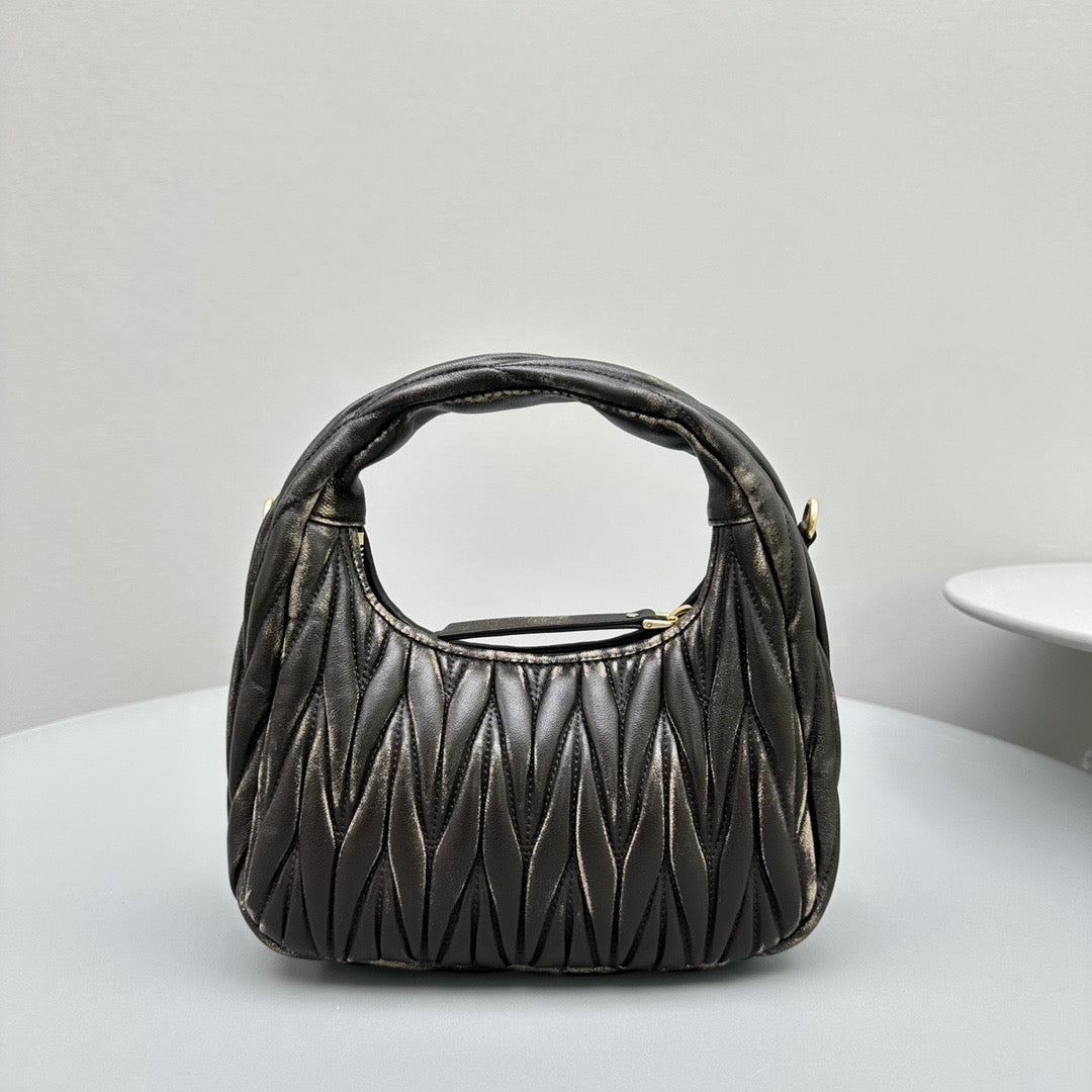 MIU M WANDER MINI HOBO BAG