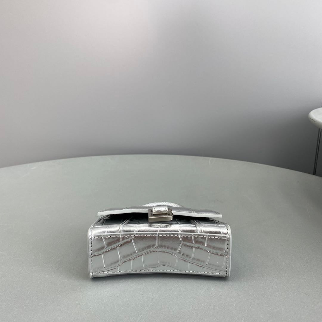BAL HOURGLASS MINI TOTE BAG