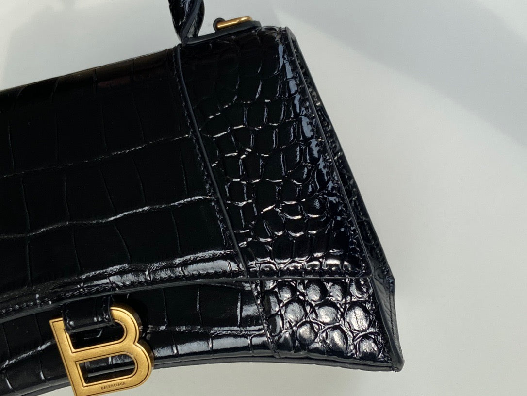 BAL HOURGLASS TOP HANDLE BAG