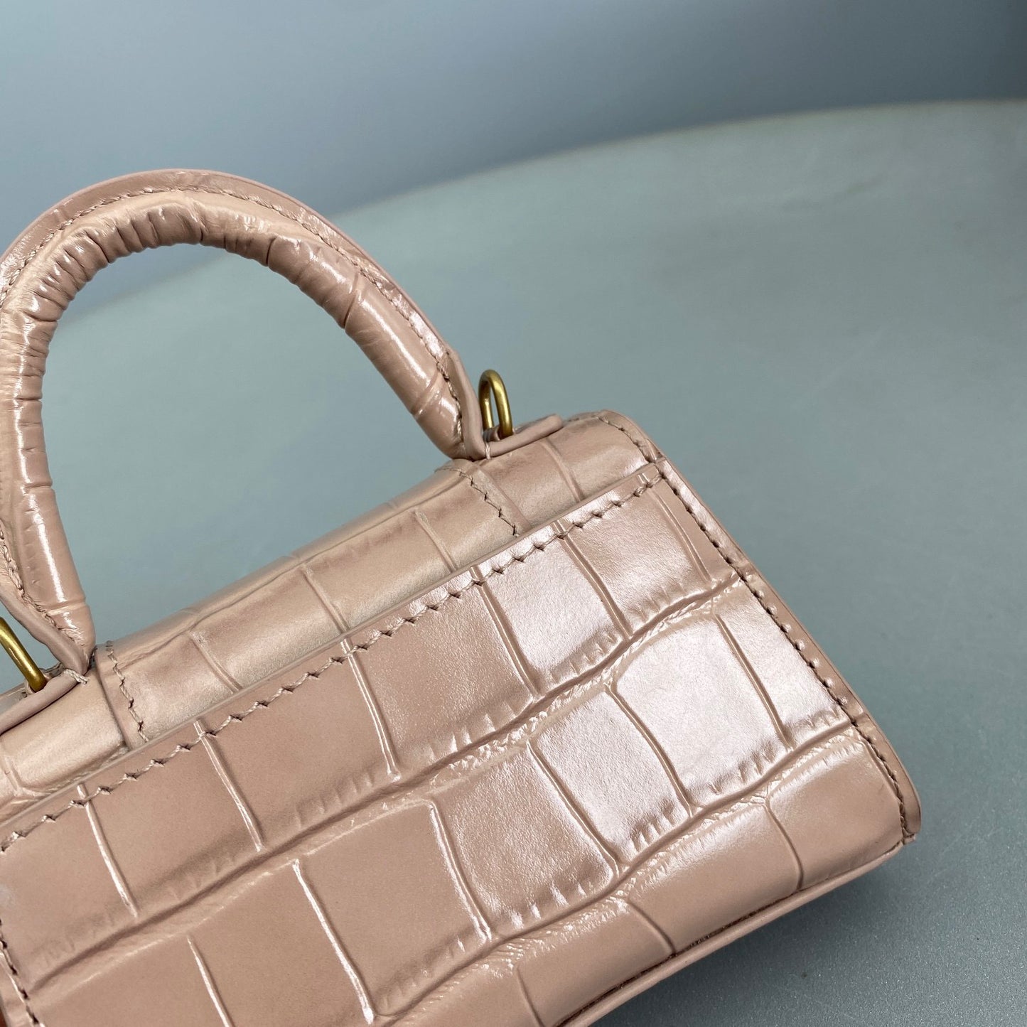 BAL HOURGLASS MINI TOTE BAG
