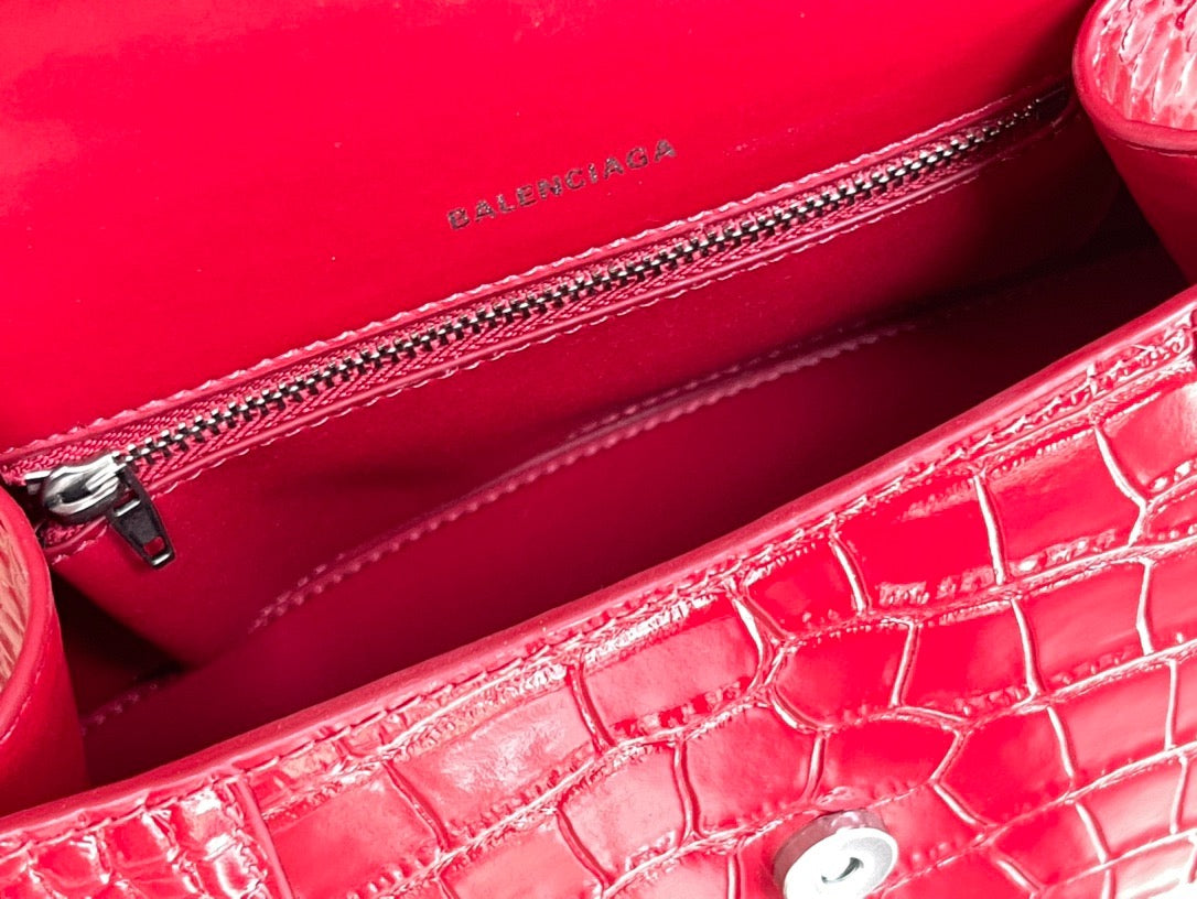 BAL HOURGLASS TOP HANDLE BAG