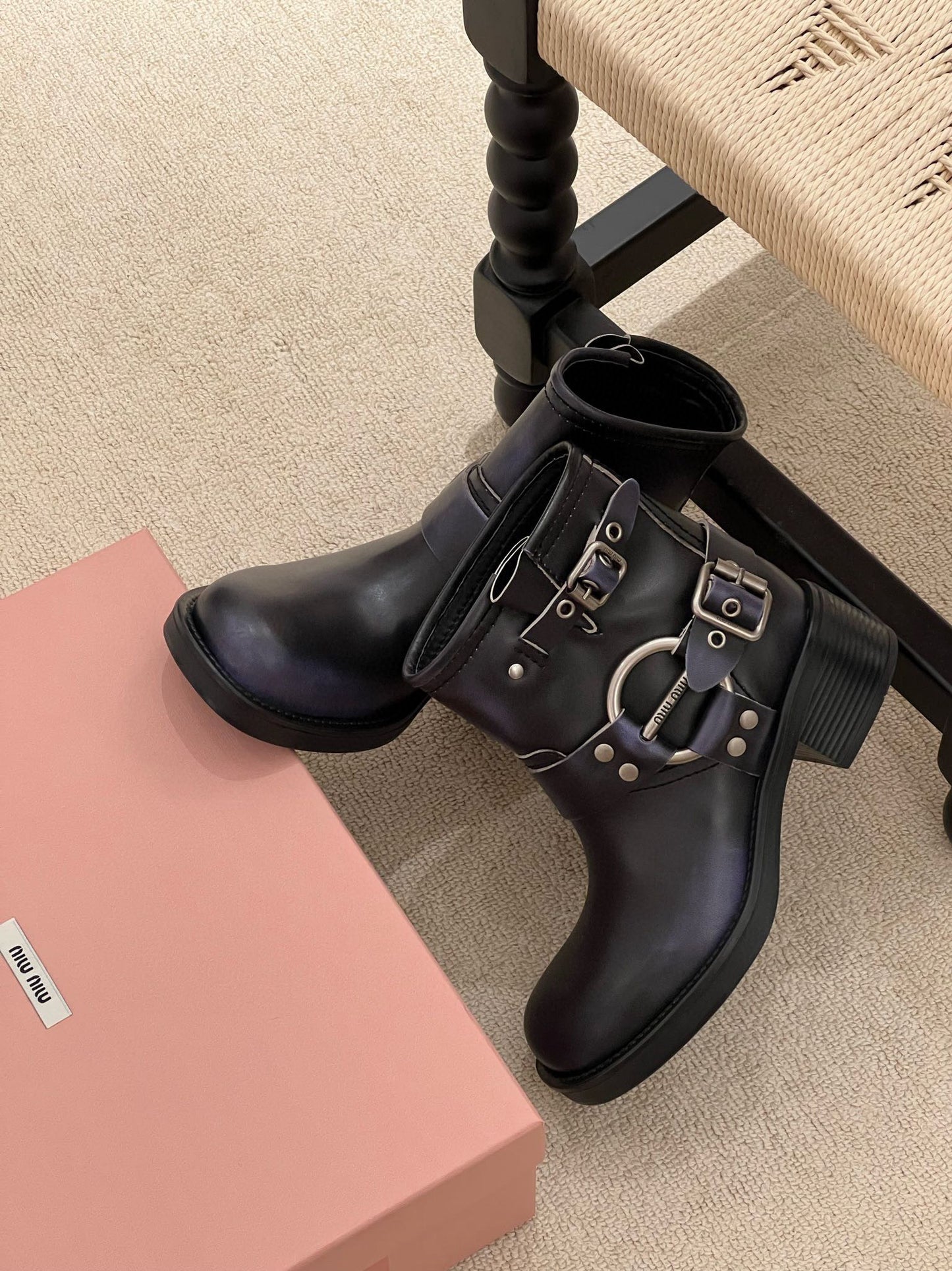 MIU M BOOTS