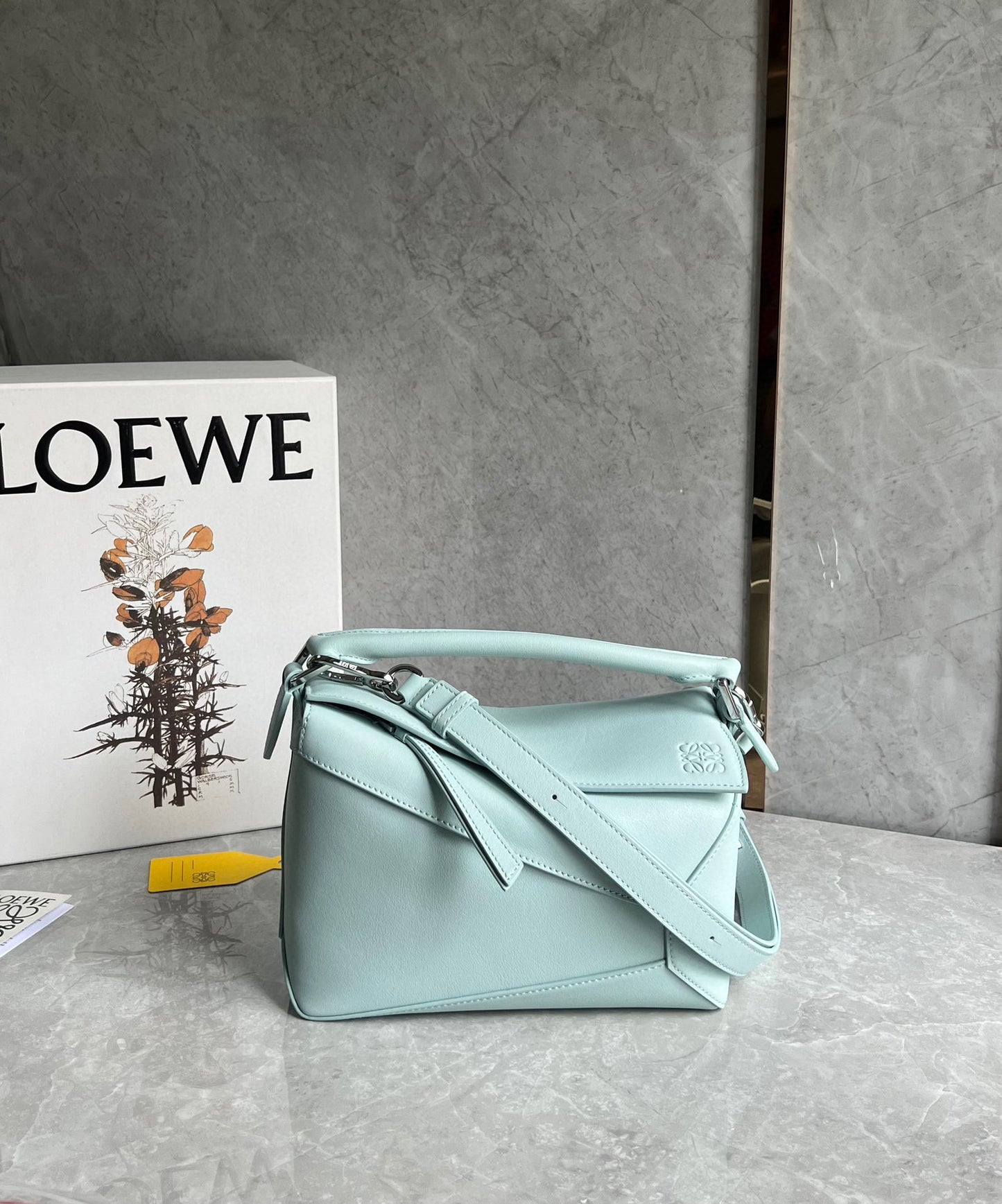 LOEW SMALL PUZZLE EDGE BAG