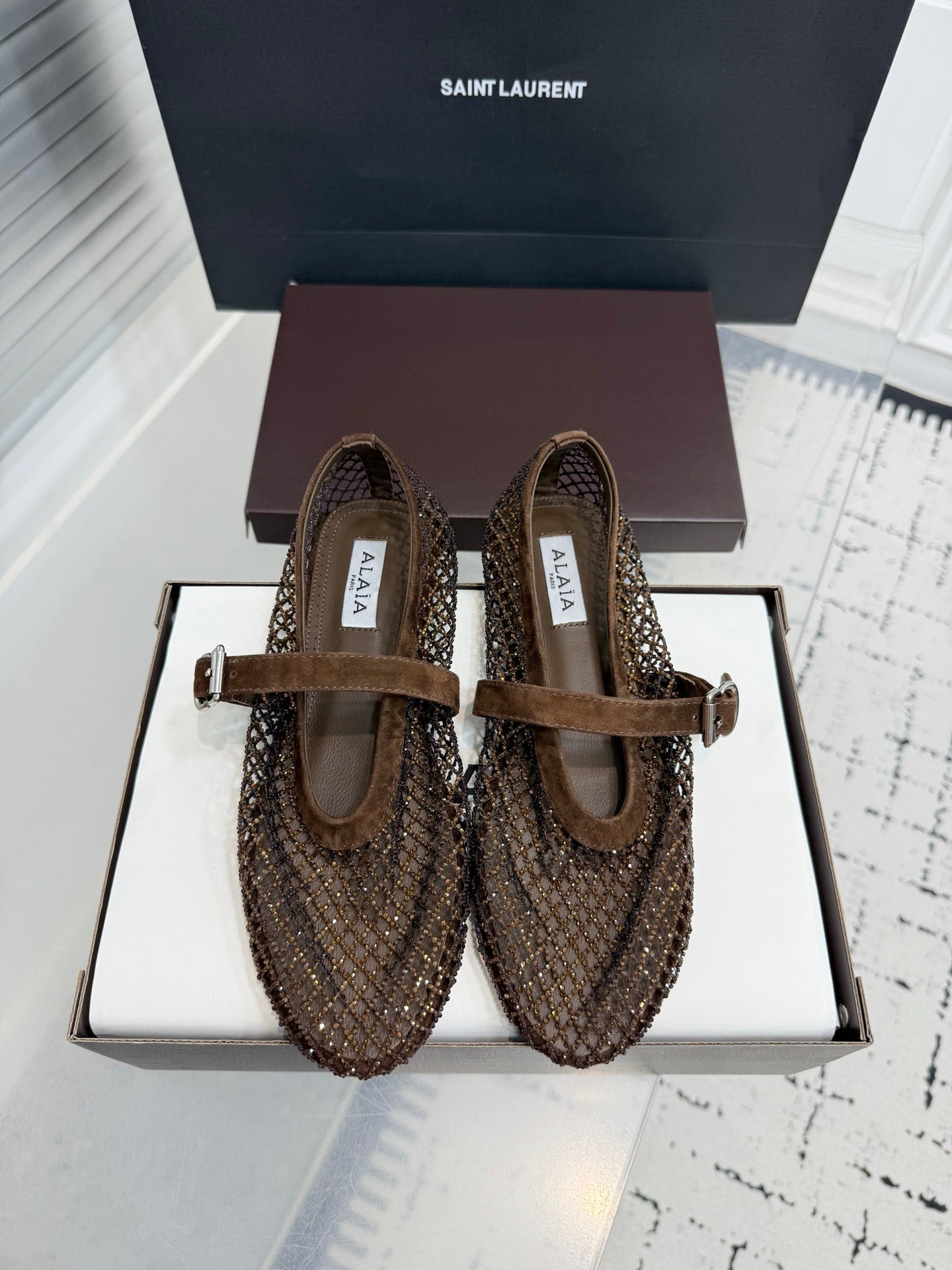 ALAIA BALLET FLATS