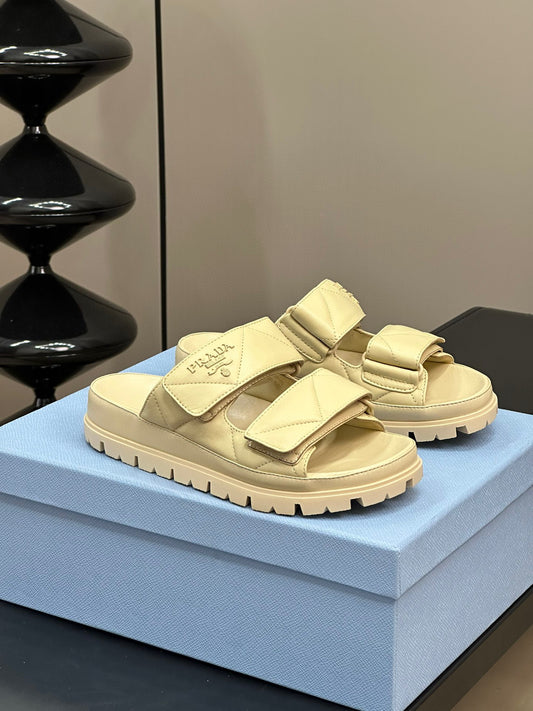 PD NAPPA LEATHER SLIDES