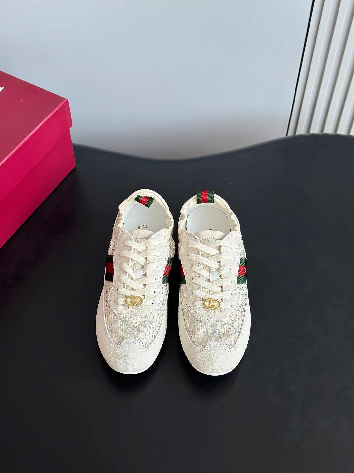 GG SHIFT CRYSTAL SNEAKERS