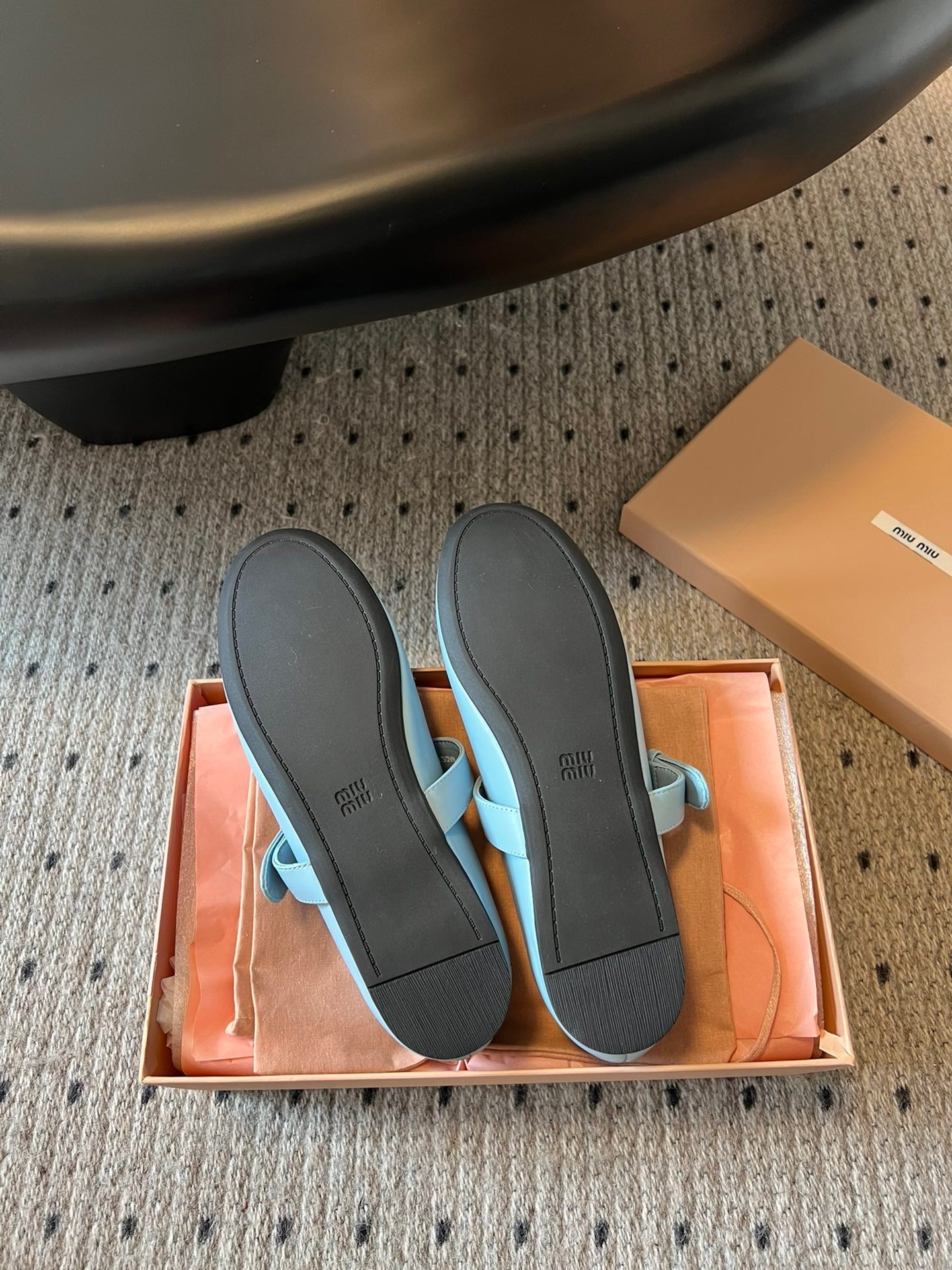 MIU M BALLERINA FLATS