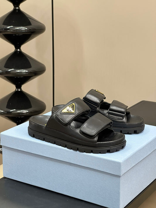 PD NAPPA LEATHER SLIDES