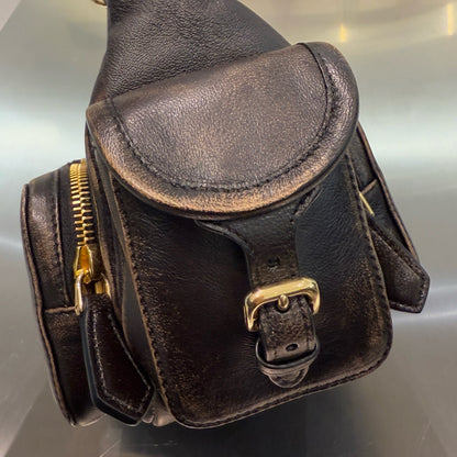MIU M POCKET NAPPA LEATHER BAG