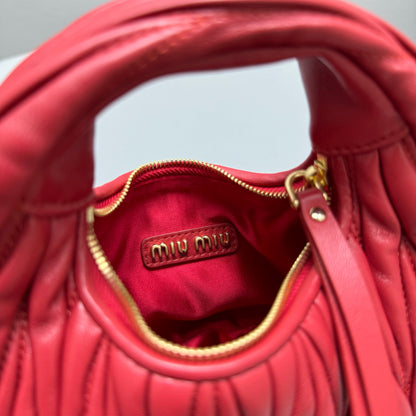 MIU M WANDER MINI HOBO BAG