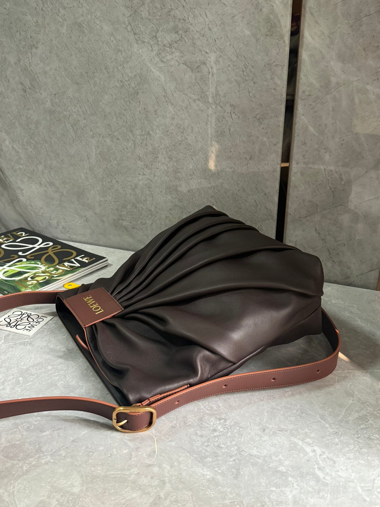 LOEW DRAPED TOTE BAG