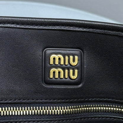 MIU M AVENTURE NAPPA LEATHER BAG