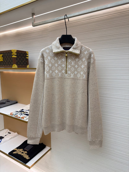 LOU HALF ZIP JUMPER