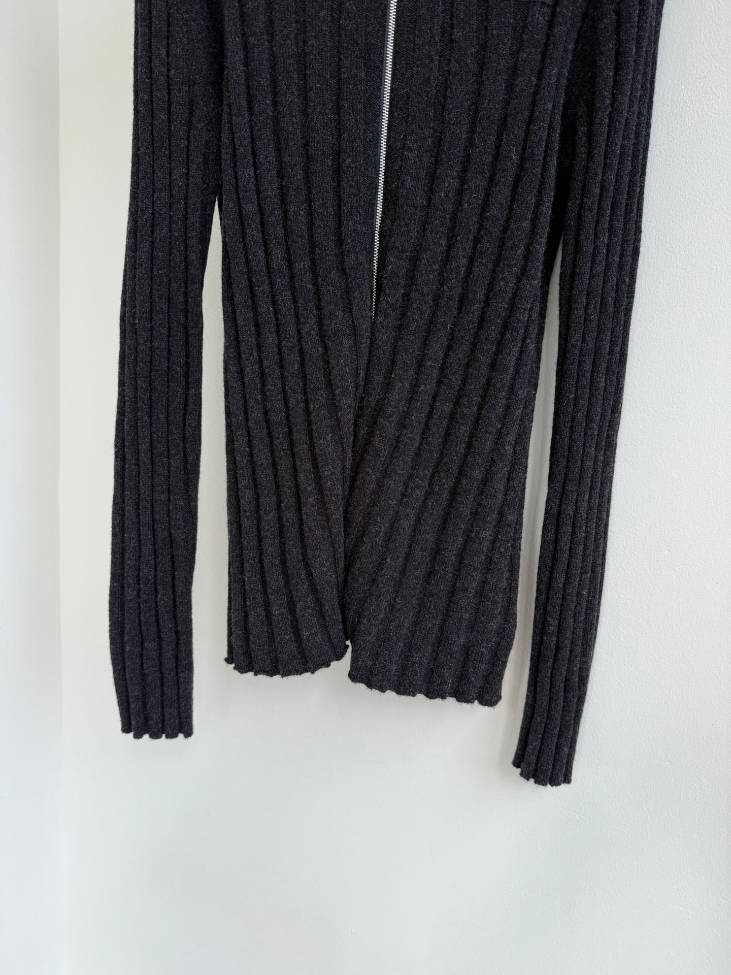 MIU M ZIP CARDIGAN