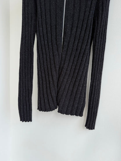 MIU M ZIP CARDIGAN