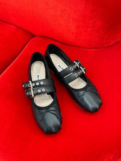 MIU M BALLERINA FLATS