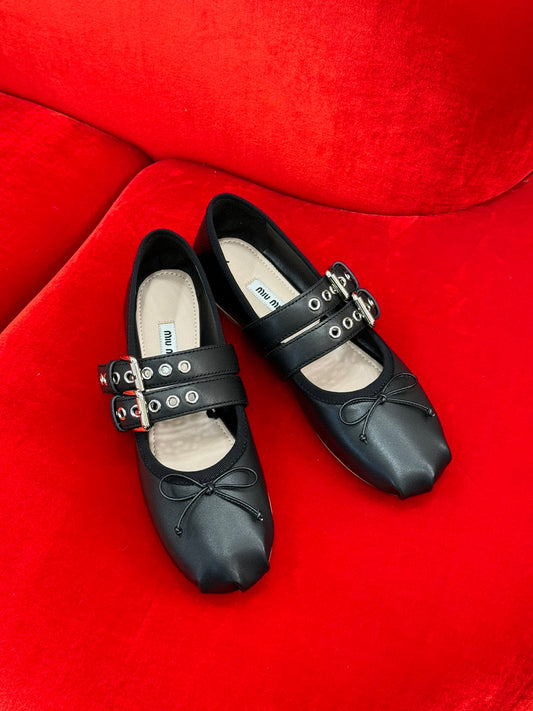 MIU M BALLERINA FLATS
