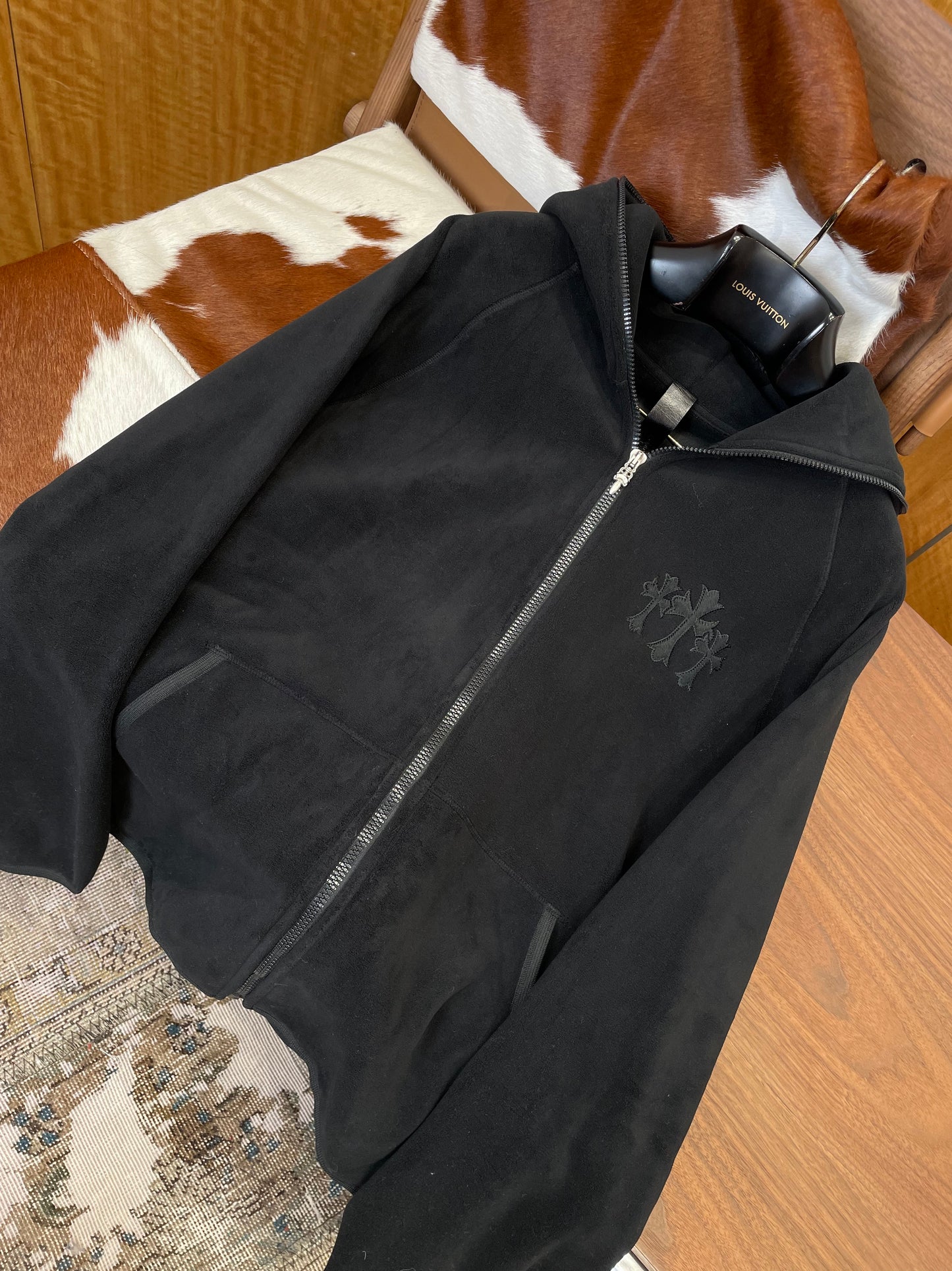 CHROME H HOODED JACKET