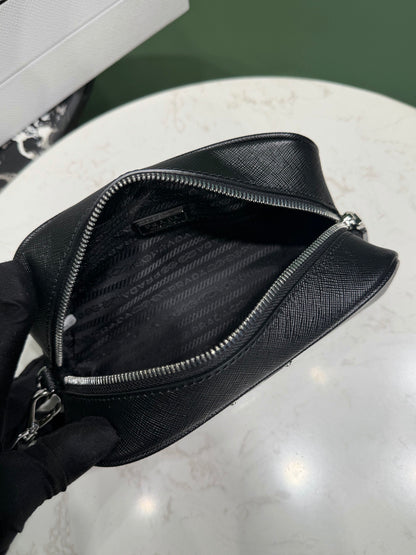 PD SAFFIANO LEATHER POUCH