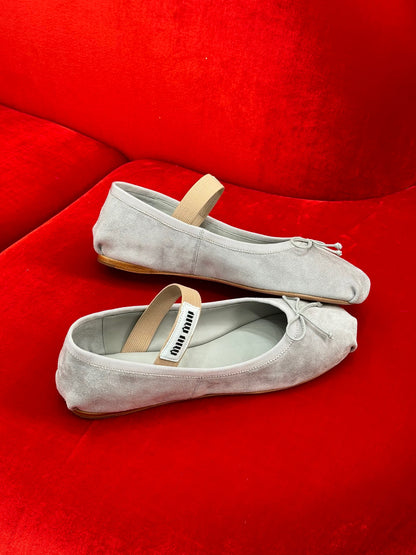 MIU M BALLERINA FLATS