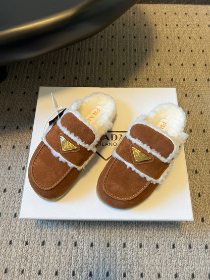 PD SHEARLING MULES