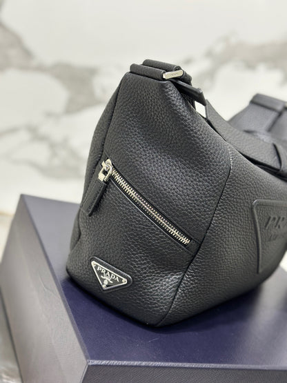 PD LEATHER BAG WITH SHOULDER STRAP