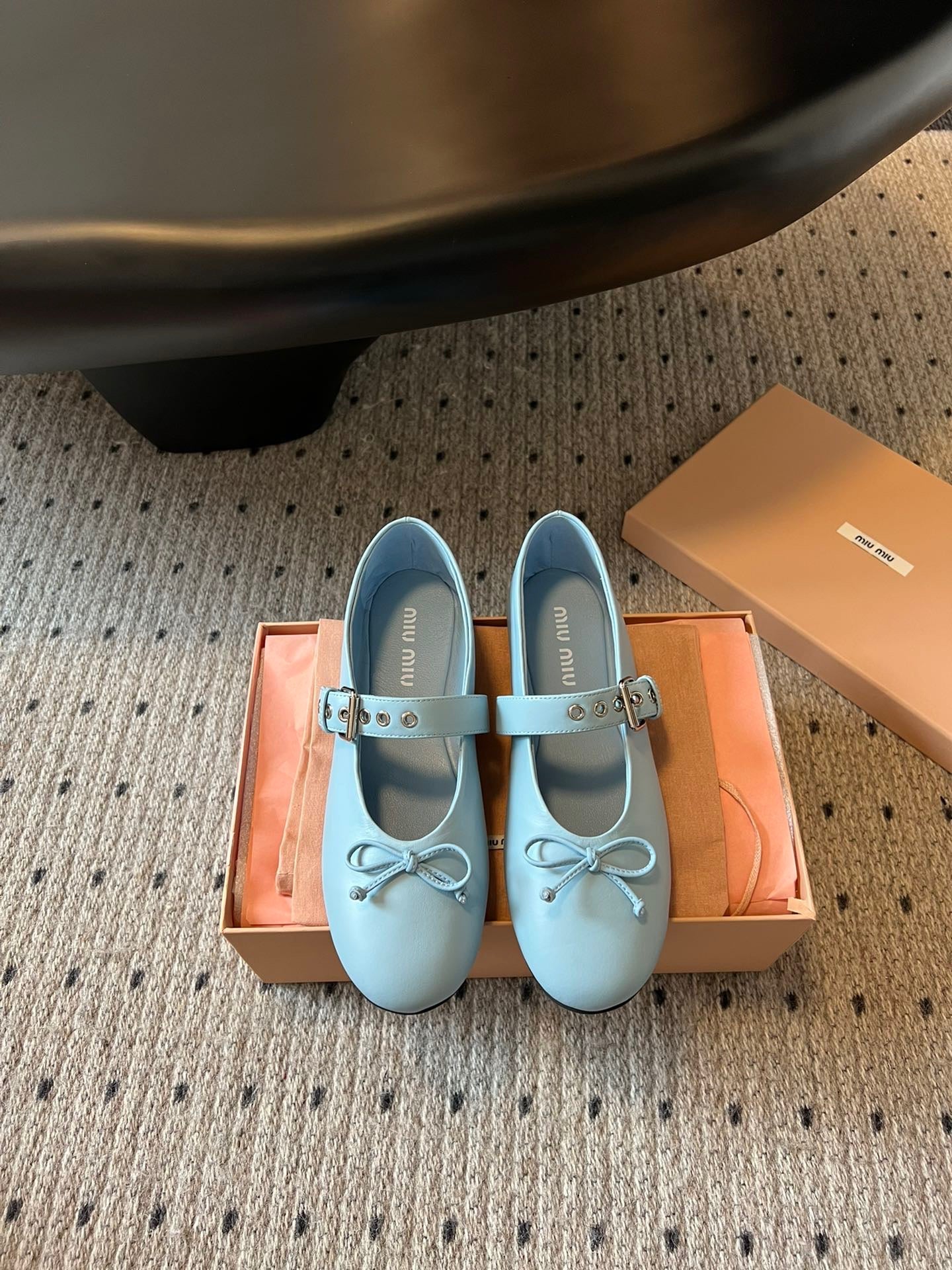 MIU M BALLERINA FLATS