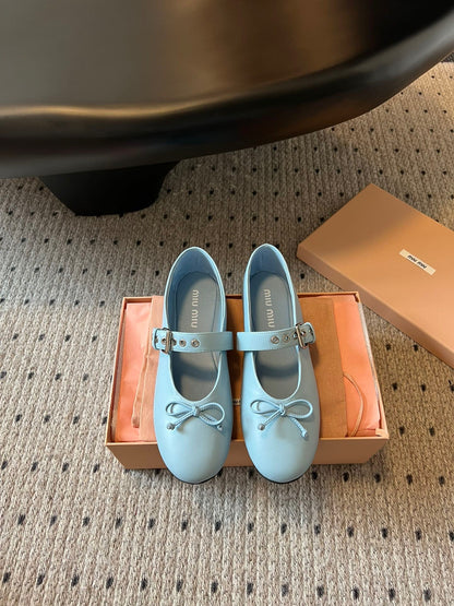 MIU M BALLERINA FLATS