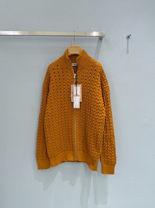 MIU M ZIP CARDIGAN
