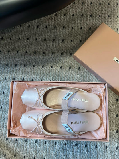 MIU M BALLERINA FLATS