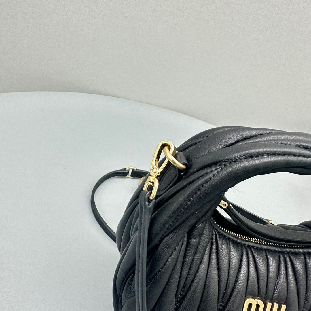 MIU M WANDER MINI HOBO BAG