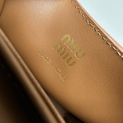 MIU M SHOULDER STRAP WALLET
