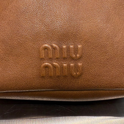 MIU M NAPPA LEATHER POUCH