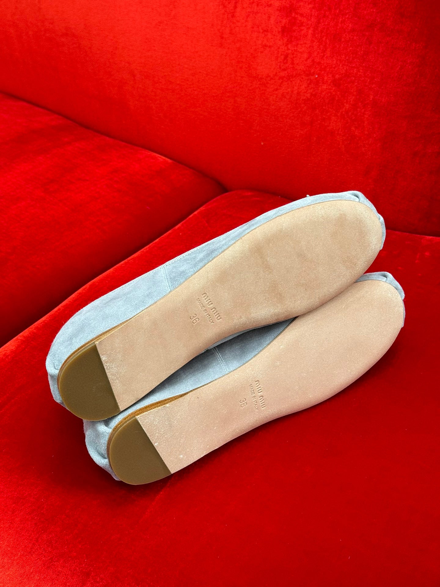 MIU M BALLERINA FLATS