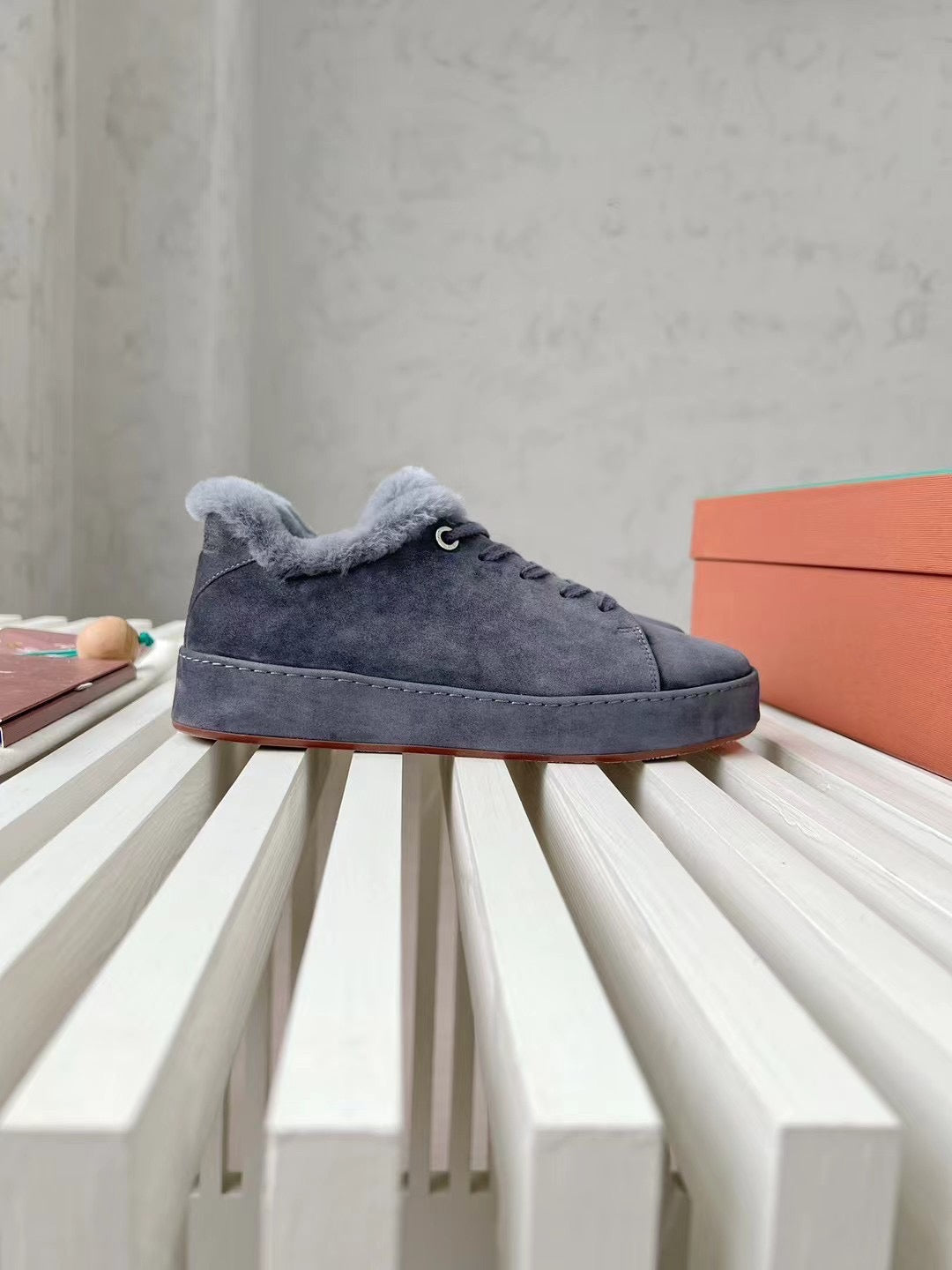 LORO P FUR NUAGES SNEAKERS