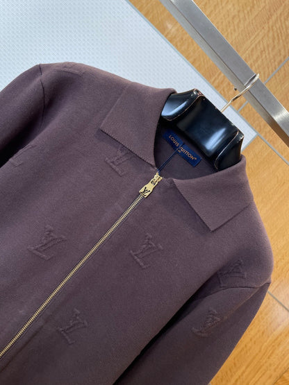 LOU ZIP CARDIGAN